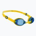 Occhialini da nuoto per bambini Speedo Jet V2 B567 giallo impero/blu neon