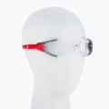 Occhiali da nuoto Speedo Futura Biofuse Flexiseal rosso lava/chiaro 2