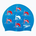 Cuffia da nuoto Speedo da bambino Slogan Print blu