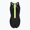 Speedo Reflect Wave nero/verde, costume intero da donna 2