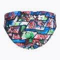 Speedo Allover 6,5 cm Slip da nuoto per bambini nero/blu 2