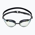 Occhialini da nuoto Speedo Fastskin Pure Focus Mirror nero/grigio freddo/oro mare 2