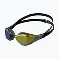 Occhialini da nuoto Speedo Fastskin Pure Focus Mirror nero/grigio freddo/oro mare 6