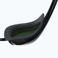 Occhialini da nuoto Speedo Fastskin Pure Focus Mirror nero/grigio freddo/oro mare 9