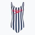 Costume intero Speedo Ice Cream U-Back donna blu/bianco