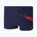 Pantaloncini da bagno Speedo Boomstar Placement da uomo, blu/rosso 5