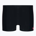 Pantaloncini da bagno Speedo Placement nero/rosso da uomo