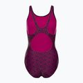 Speedo costume intero donna Boomstar Allover Muscleback nero/rosa 2