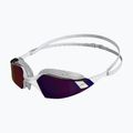 Occhialini da nuoto Speedo Aquapulse Pro Mirror bianco/viola