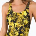 Costume intero Speedo Placement Powerback donna nero/giallo 7