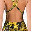 Costume intero Speedo Placement Powerback donna nero/giallo 8
