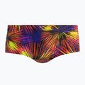 Slip da bagno Speedo Allover da uomo nero/giallo