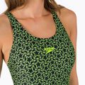 Speedo costume intero donna Boomstar Allover Muscleback nero/giallo 4