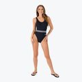 Speedo, costume intero da donna con cintura, profondo U-Back, nero 2