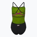 Speedo costume intero donna Ribbonback nero/giallo 8