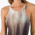 Costume intero Speedo Opalglow nero/marrone da donna 4