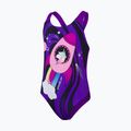 Costume intero da bambino Speedo Digital Placement viola/nero 4