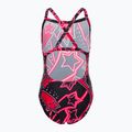 Costume intero da bambino Speedo Allover Xback nero/rosso 2