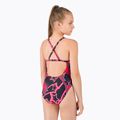 Costume intero da bambino Speedo Allover Xback nero/rosso 6
