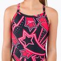 Costume intero da bambino Speedo Allover Xback nero/rosso 7