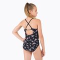 Speedo Printed Tie-Back Tankini nero/rosa, costume intero per bambini 6