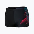Speedo Placement Digital, costume da bagno per bambini nero/rosso 5
