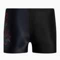 Speedo Placement Digital, costume da bagno per bambini nero/rosso 2