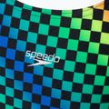 Costume intero Speedo Digital Allover Leaderback per bambini nero/giallo 3