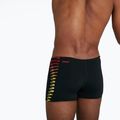 Boxer da bagno Speedo Tech Panel nero/giallo per uomo 3