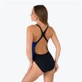 Costume intero Speedo Placement Powerback donna nero/blu 3
