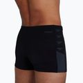 Pantaloncini da bagno Speedo Boom Logo Splice da uomo nero/grigio 8