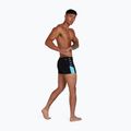 Boxer da bagno Speedo Boom Logo Splice uomo nero/blu 8