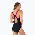 Speedo Boom Logo Splice Muscleback nero/rosa - costume intero da donna 6