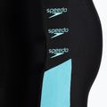 Speedo Boom Logo Splice, costume da bagno per bambini nero/blu 3