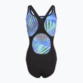 Costume intero Speedo Printed Medalist donna nero/blu 2
