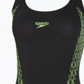 Speedo Panel Muscleback nero/verde, costume intero da donna 3