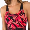 Speedo Hyperboom Placement Muscleback costume intero donna nero/rosso lava/sirena 6