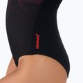 Speedo Hyperboom Placement Muscleback costume intero donna nero/rosso lava/sirena 7