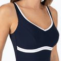 Speedo ContourLuxe Solid Shaping - costume intero donna true navy/bianco/bianco 4