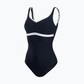 Speedo ContourLuxe Solid Shaping - costume intero donna true navy/bianco/bianco 7