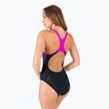 Costume intero Speedo Placement Laneback donna nero/rosa 6