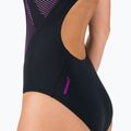 Costume intero Speedo Placement Laneback donna nero/rosa 8