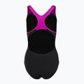 Costume intero Speedo Placement Laneback donna nero/rosa 2