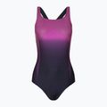 Speedo costume intero donna Digital Placement Medalist maglia true navy/neonorchid