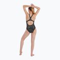 Costume intero Speedo donna HyperBoom Allover Medalist nero/grigio 5