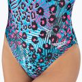 Costume intero Speedo donna Allover Deep U-Back jungle lapis/nero/bianco/rosa fluo 8