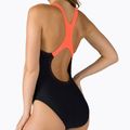 Speedo Medley Logo Medalist nero/rosso costume intero da donna 6