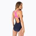 Costume intero Speedo Medley Logo Medalist donna true navy/neon orchid 3