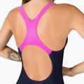 Costume intero Speedo Medley Logo Medalist donna true navy/neon orchid 5