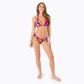 Speedo costume da bagno due pezzi donna Triangle leaf true navy/fluo pink/salso 2